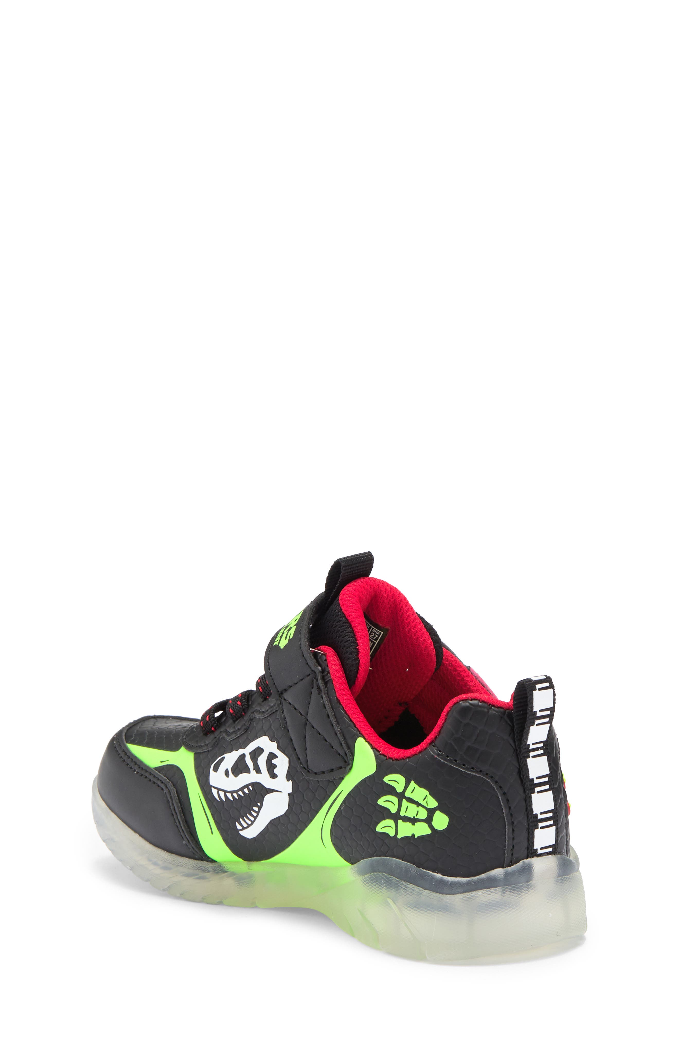 SKECHERS Kids' Illumi-Brights Sneaker, Alternate, color, Black/ Lime