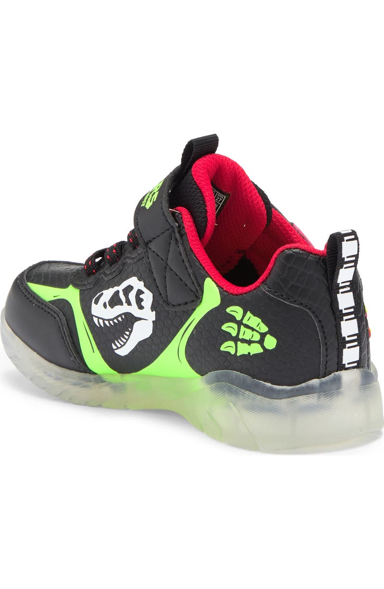 SKECHERS Kids' Illumi-Brights Sneaker, Alternate, color, Black/ Lime