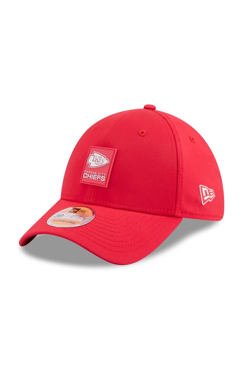 Men's New Era Red Kansas City Chiefs 2025 Sideline 39THIRTY Flex Hat, Alternate, color, Red
