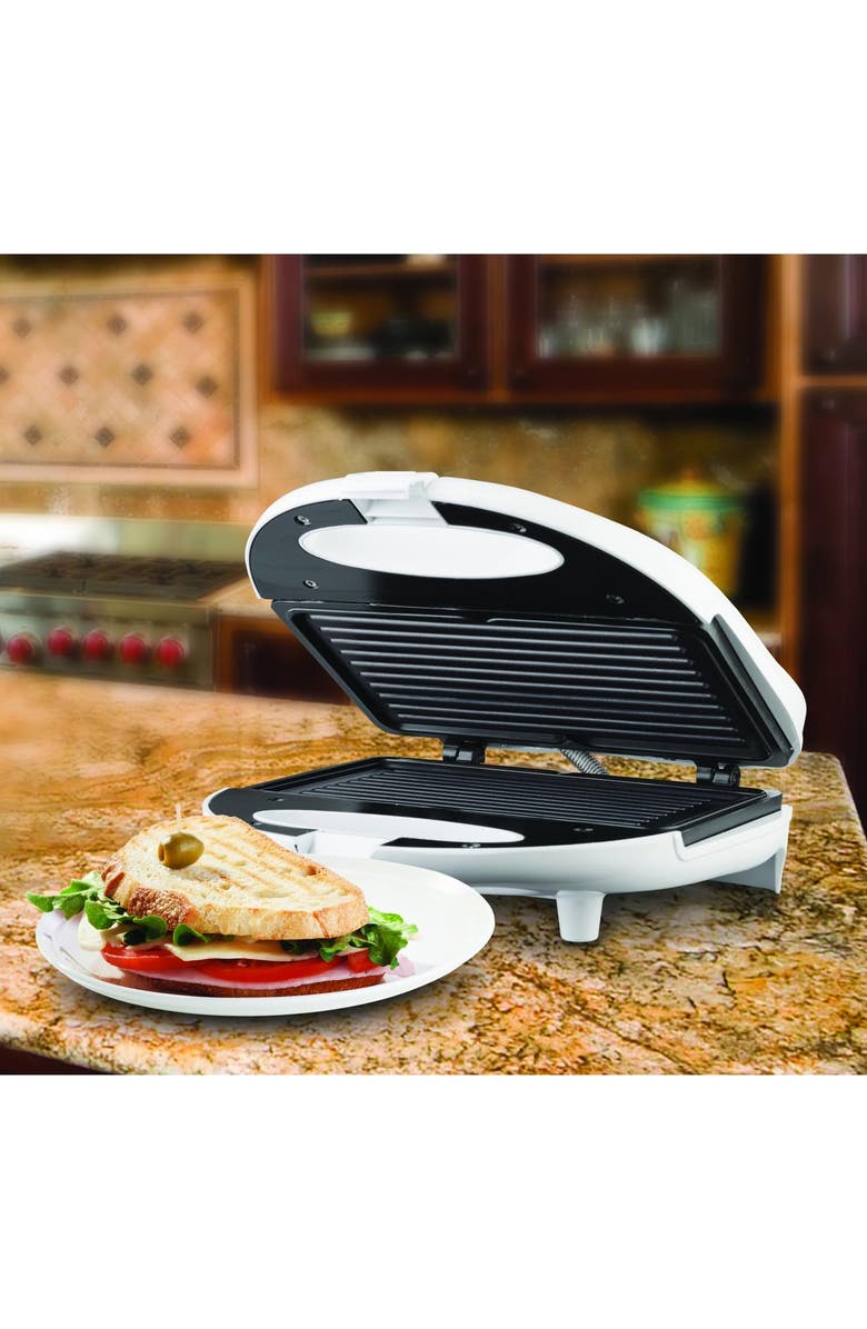 Brentwood Panini Press, Alternate, color, White