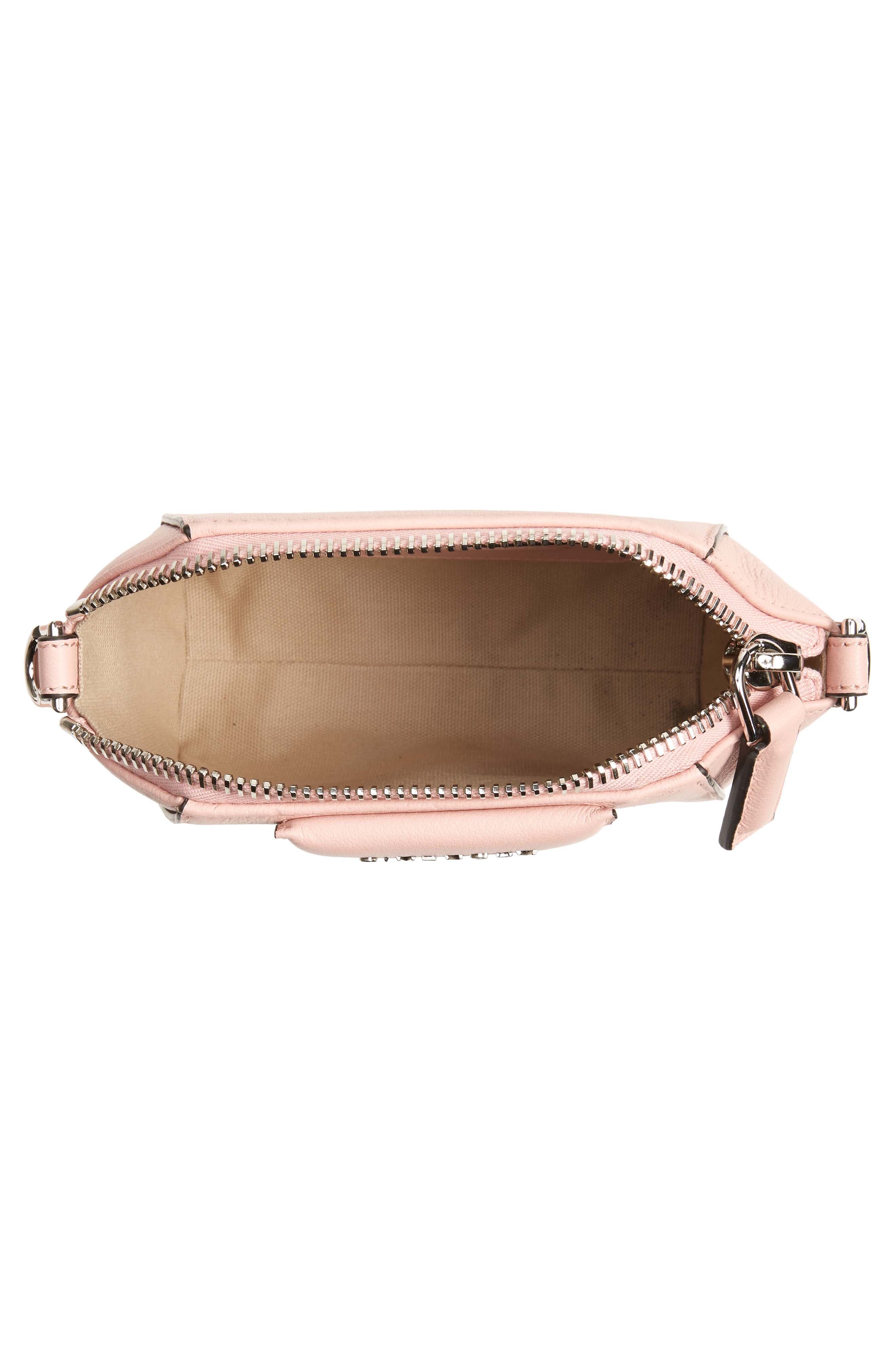 Nano Antigona Sugar Leather Crossbody Bag, Alternate, color, CANDY PINK