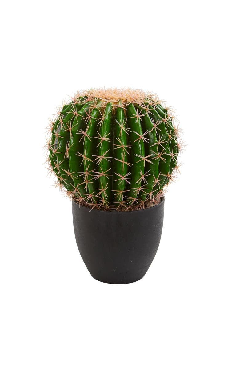 NEARLY NATURAL Cactus Artificial Plant, Main, color, Green