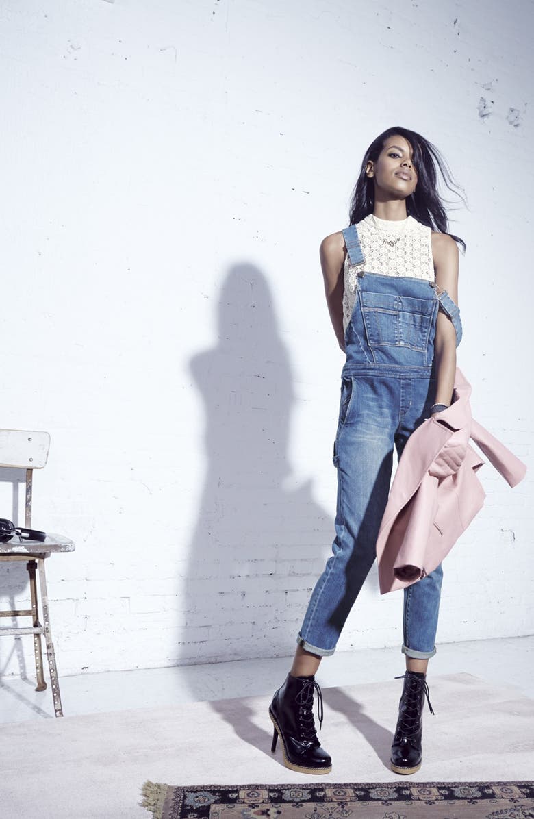 BLANKNYC Denim Overalls, Alternate, color,