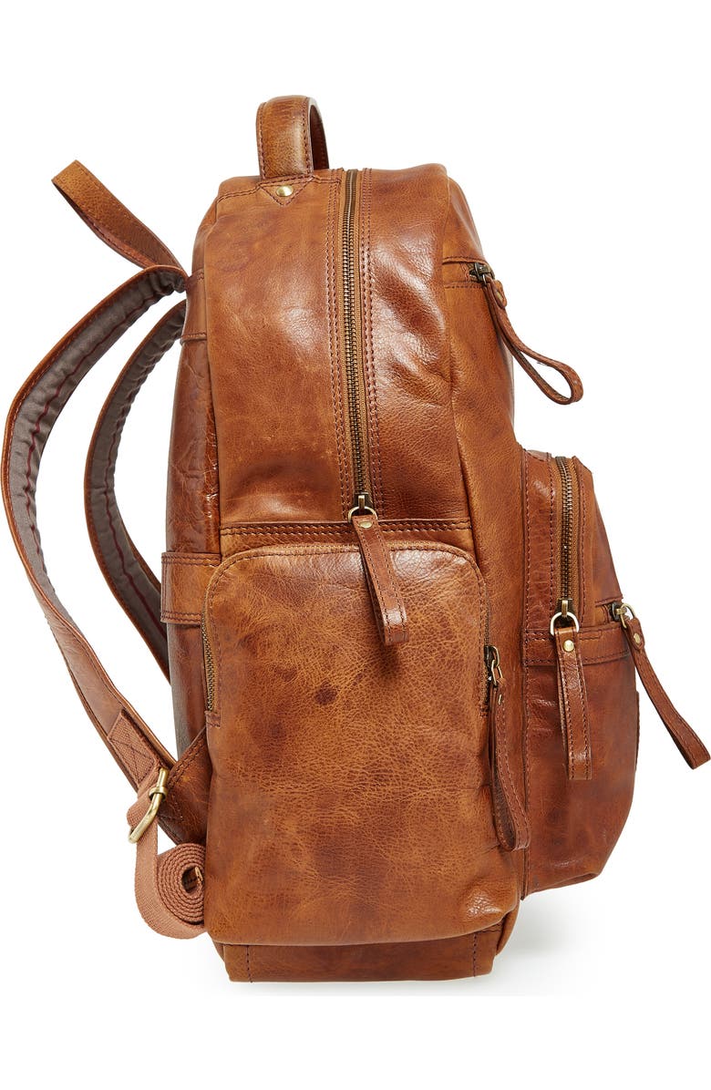Rawlings <sup>®</sup> 'Rugged' Leather Backpack, Alternate, color,