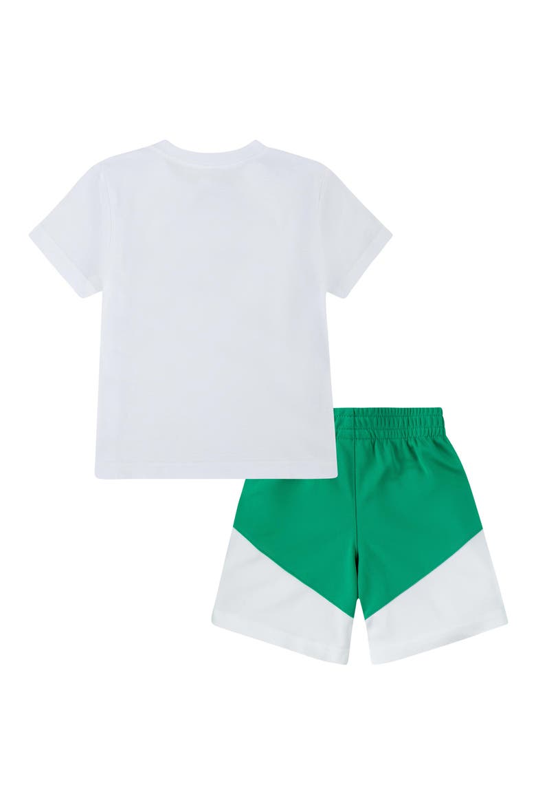 Kids' T-Shirt & Colorblock Shorts Set, Alternate, color, STADIUM GREEN