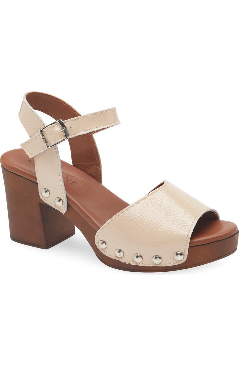 Cordani Willa Platform Sandal, Main, color, Beige Patent