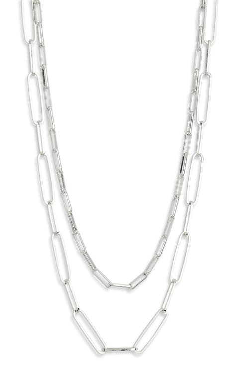 Set of Two Mixed Chain Necklaces