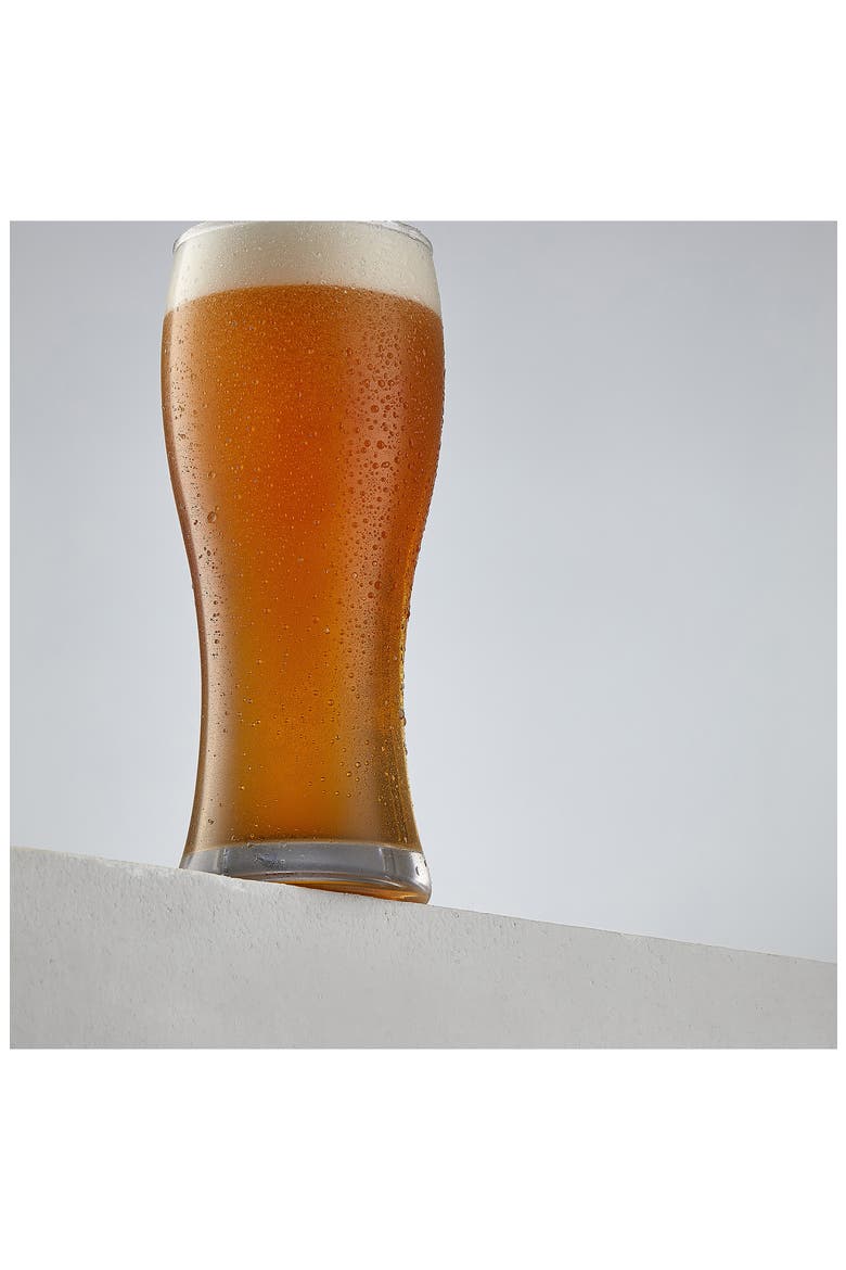 Callen Pilsner Beer Glass - Set of 4, Alternate, color, CLEAR
