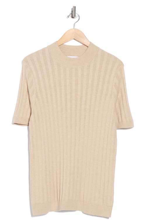 Abound Mock Neck Rib Sweater In Nude