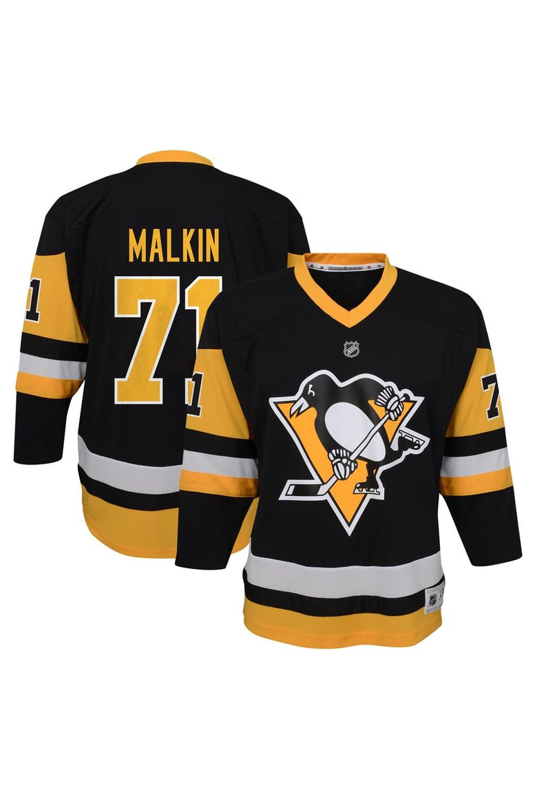 Youth Evgeni Malkin Black Pittsburgh Penguins Home Replica Player Jersey, Main, color, Black