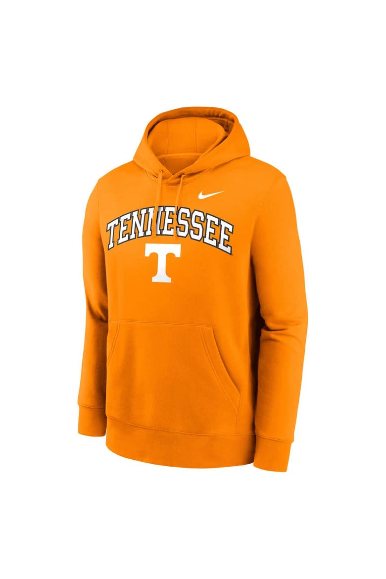 Men's Nike Tennessee Orange Tennessee Volunteers Club Fleece Arch Pullover Hoodie, Alternate, color, Tennessee Orange