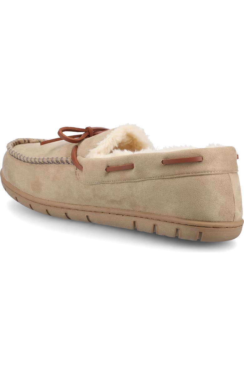 VANCE CO Hayden Faux Fur Lined Slipper, Alternate, color, Sand