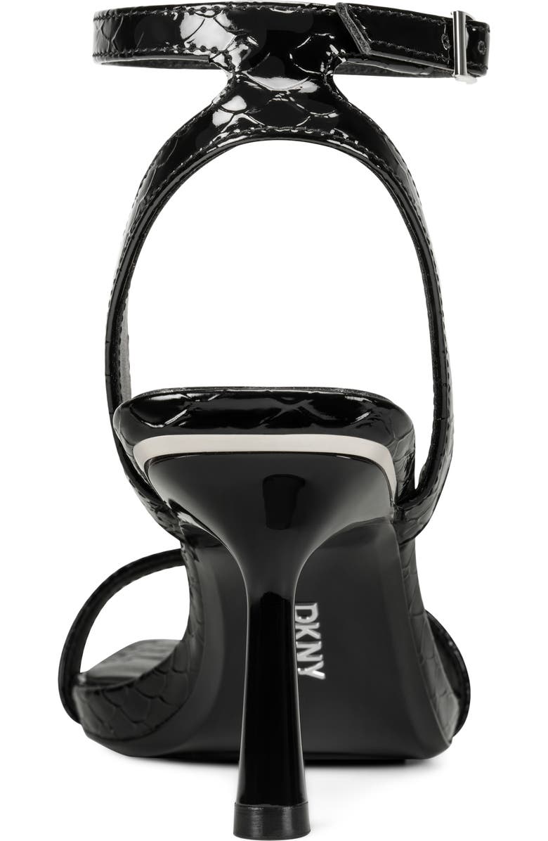 DKNY Noland Ankle Strap Sandal, Alternate, color, Black