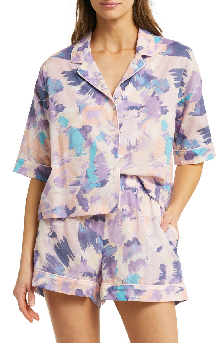 Papinelle Willow Cotton Voile Boxer Pajamas, Main, color, 