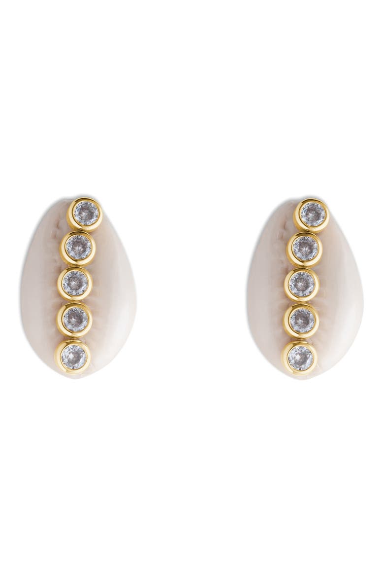 Wren Earrings, Main, color, WHITE