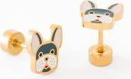 Pip Pop Frenchie Stud Earring