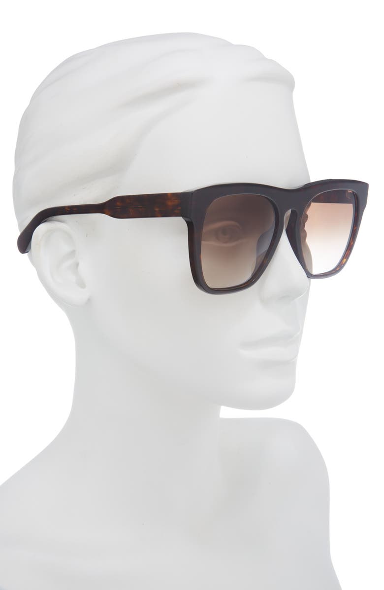 Chloé 56mm Square Sunglasses, Alternate, color, Havana Havana Brown