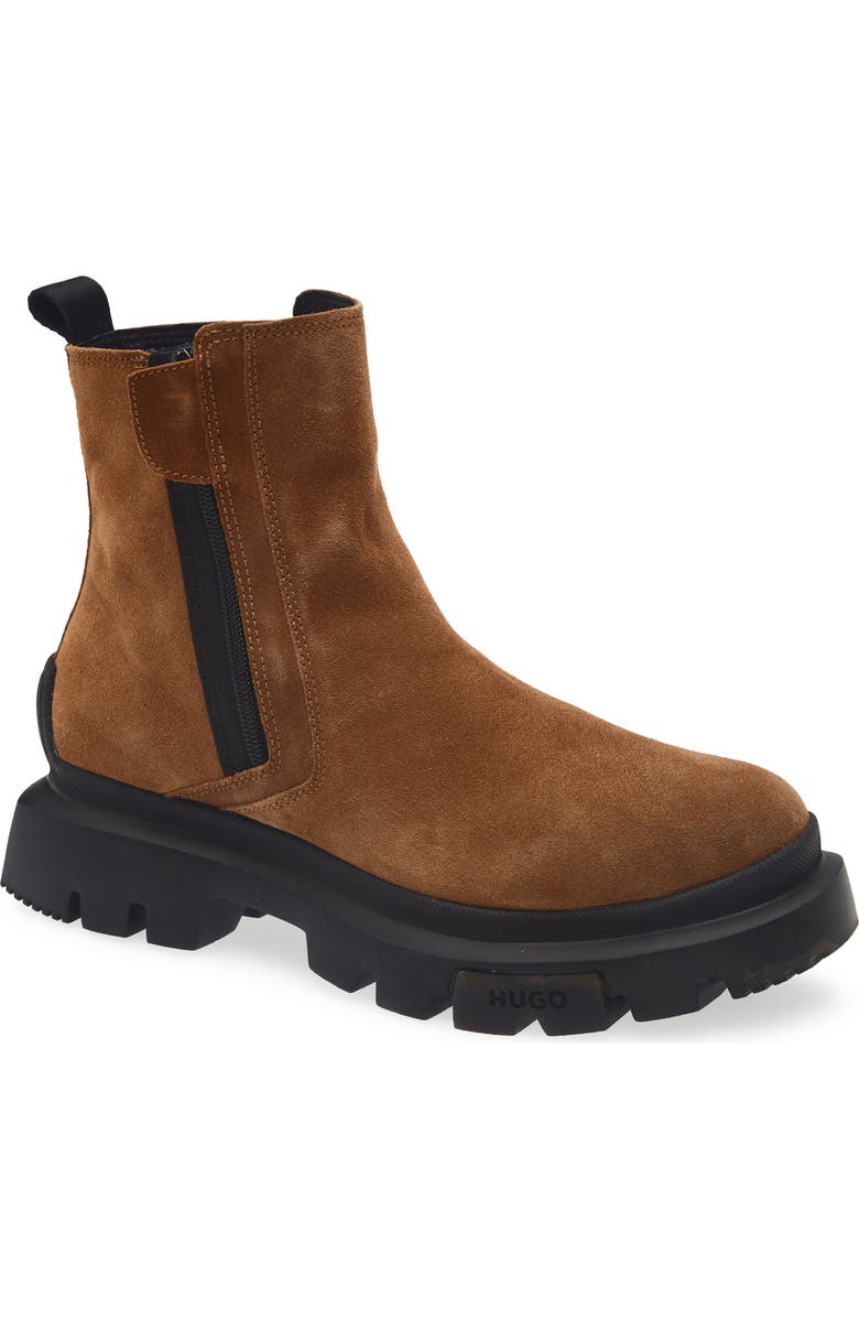 BOSS Fabyan Lug Sole Boot, Main, color, Rust/ Copper