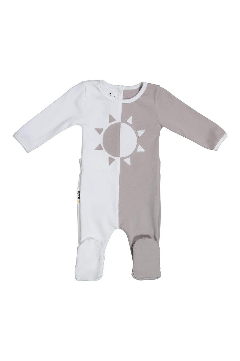 Whimsical Shape Footie, Main, color, GREY