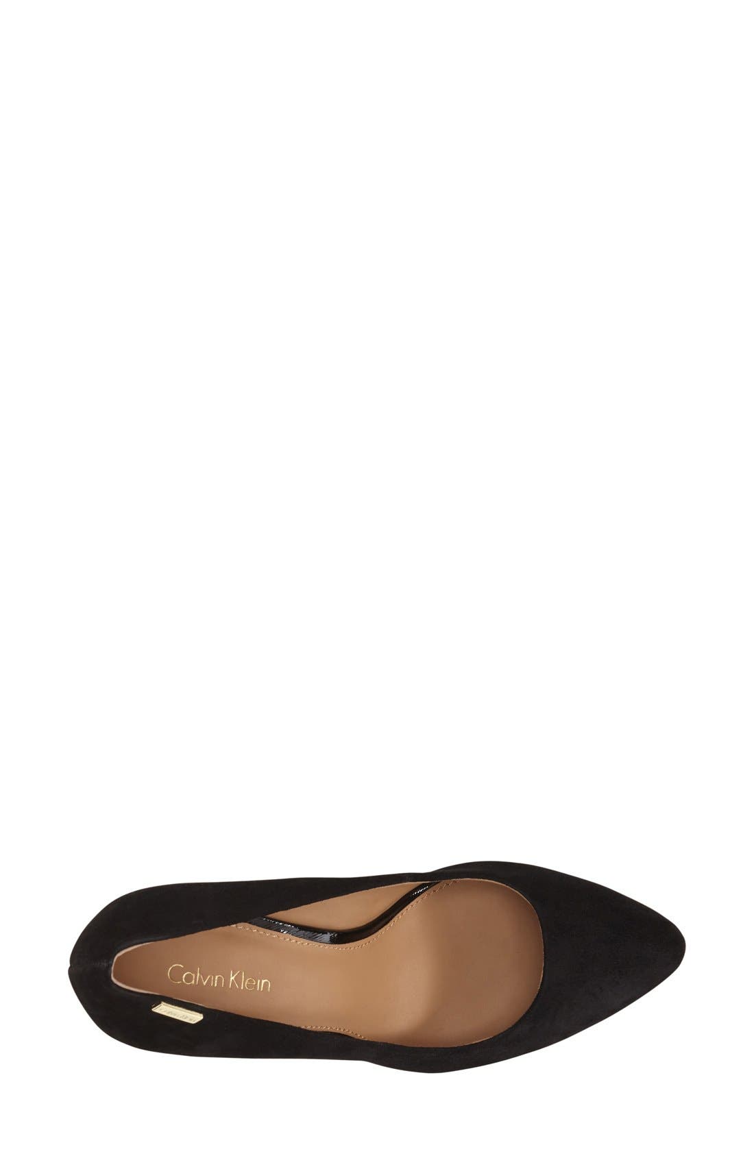 Calvin Klein 'Celesse' Wedge Pump, Alternate, color, 