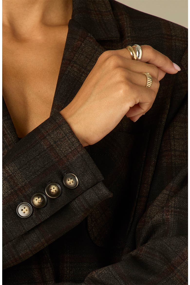 Plaid Blazer, Alternate, color, BLACK BERRY MULTI