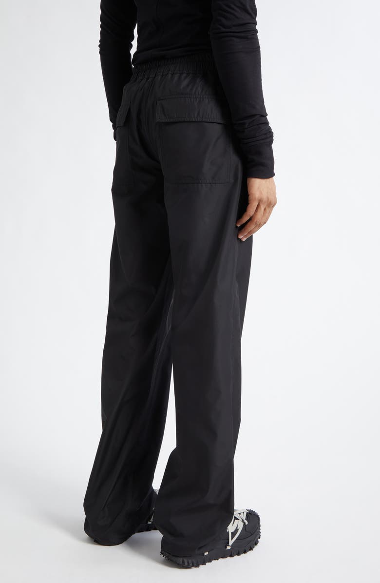 Moncler x Rick Owens Straight Leg Taffeta Pants, Alternate, color, Black