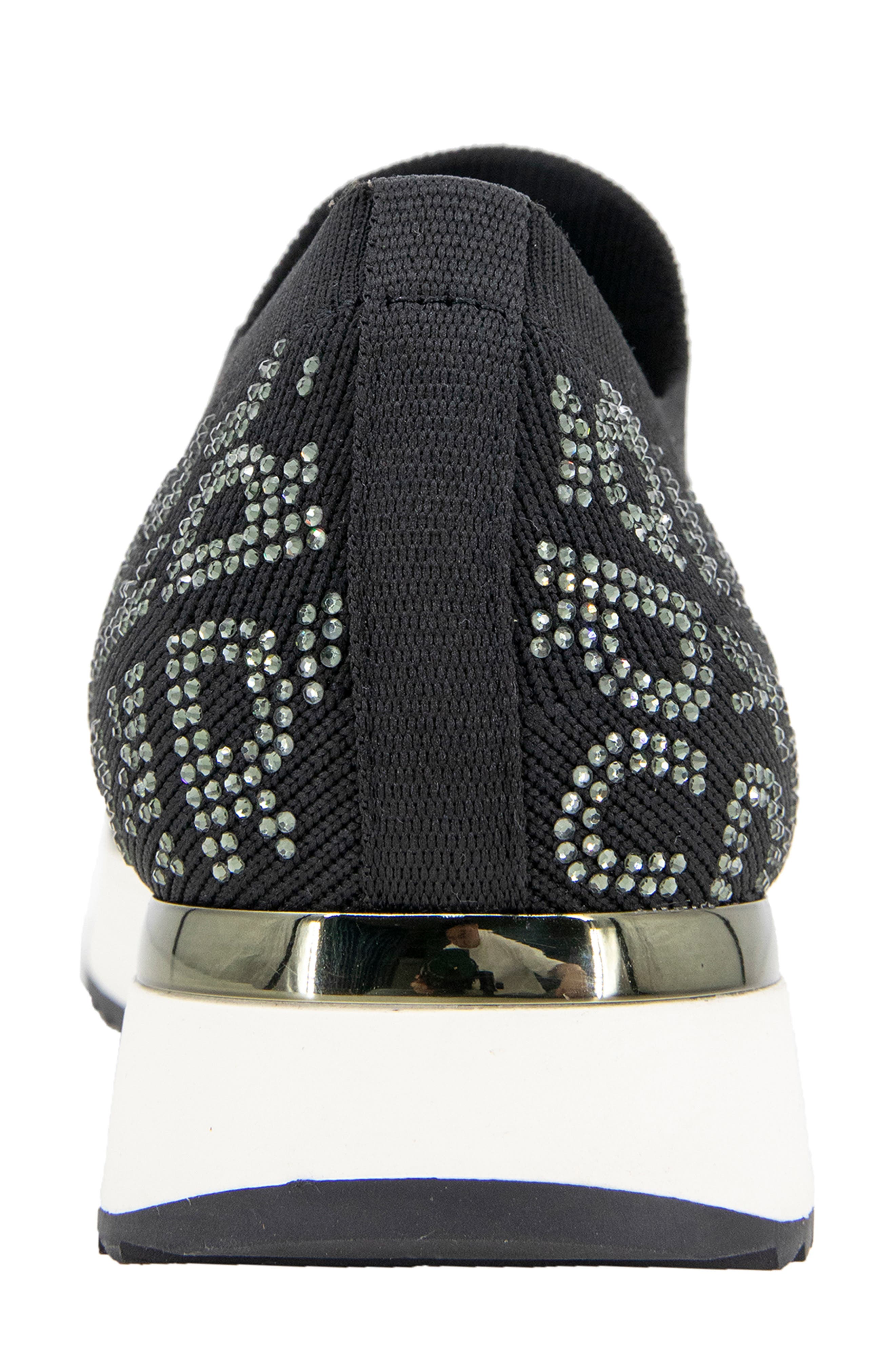 Reaction Kenneth Cole Cameron Jewel Jogger Sneaker, Alternate, color, Black Logo