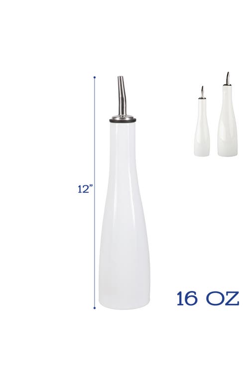 Bia Cordon Bleu Oil & Vinegar Bottle Set In White