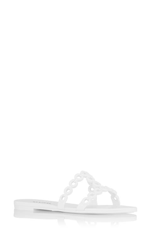 Infinity Chain Jelly Slide Sandal (Women)