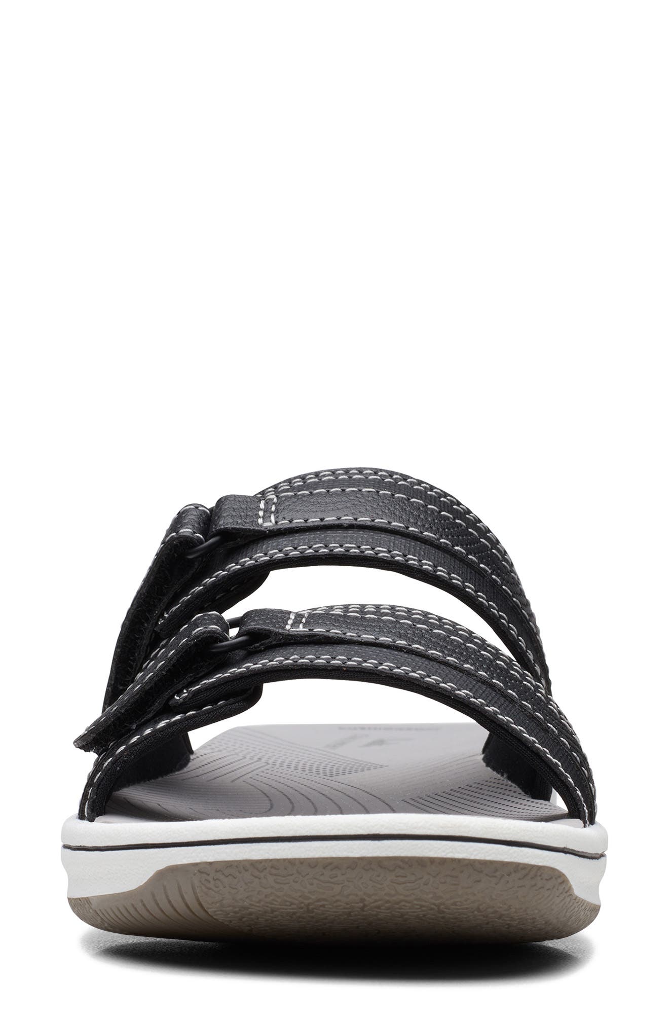Clarks<sup>®</sup> Breeze Piper Slide Sandal, Alternate, color, Black