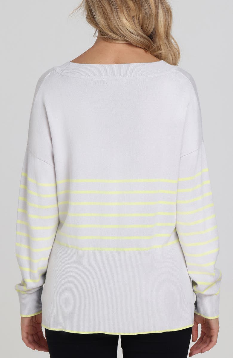 525 Noor Stripe Oversize Sweater, Alternate, color,
