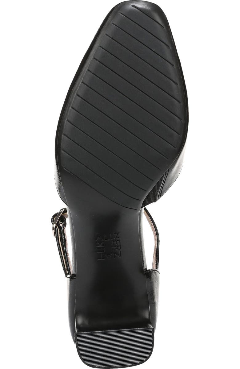 Naturalizer Yasmin Ankle Strap Dress Pump - Wide Width Available, Alternate, color, Black Faux Leather