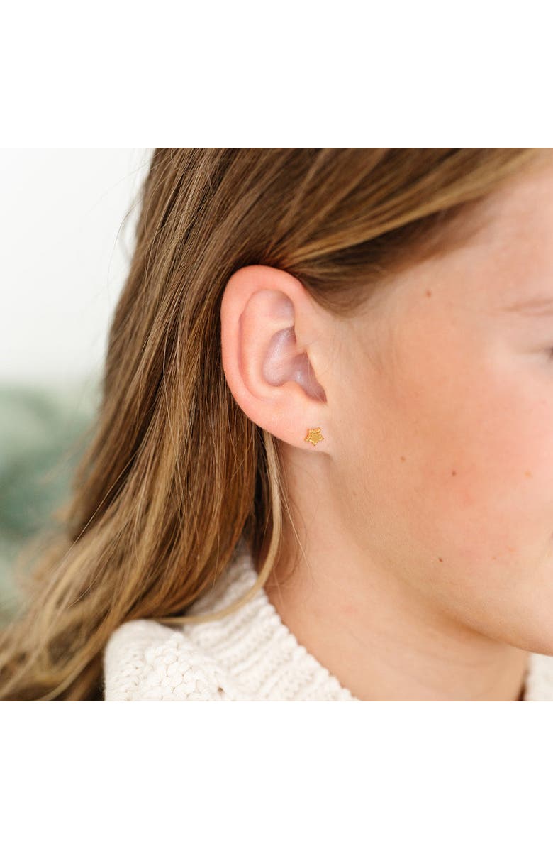 Pip Pop Beaded Star Earring, Alternate, color, Gold