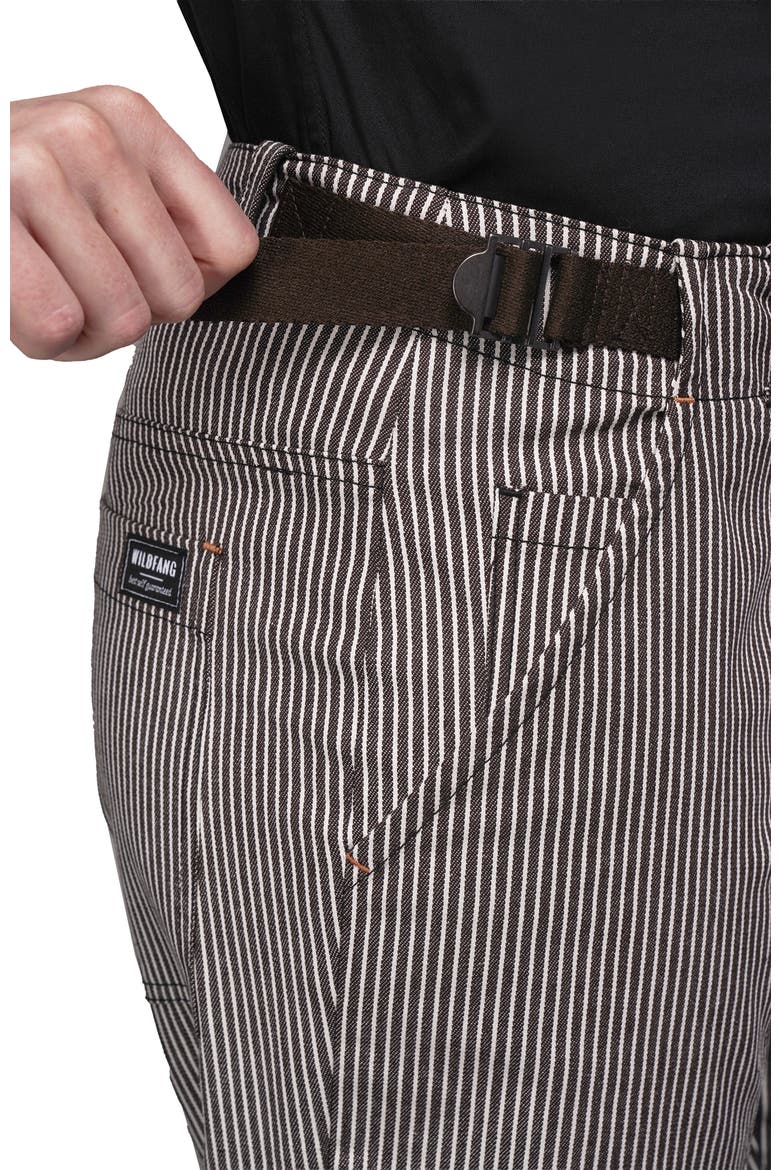 The Essential Railroad Stripe Utility Pant, Alternate, color, MOCHA/WHITE