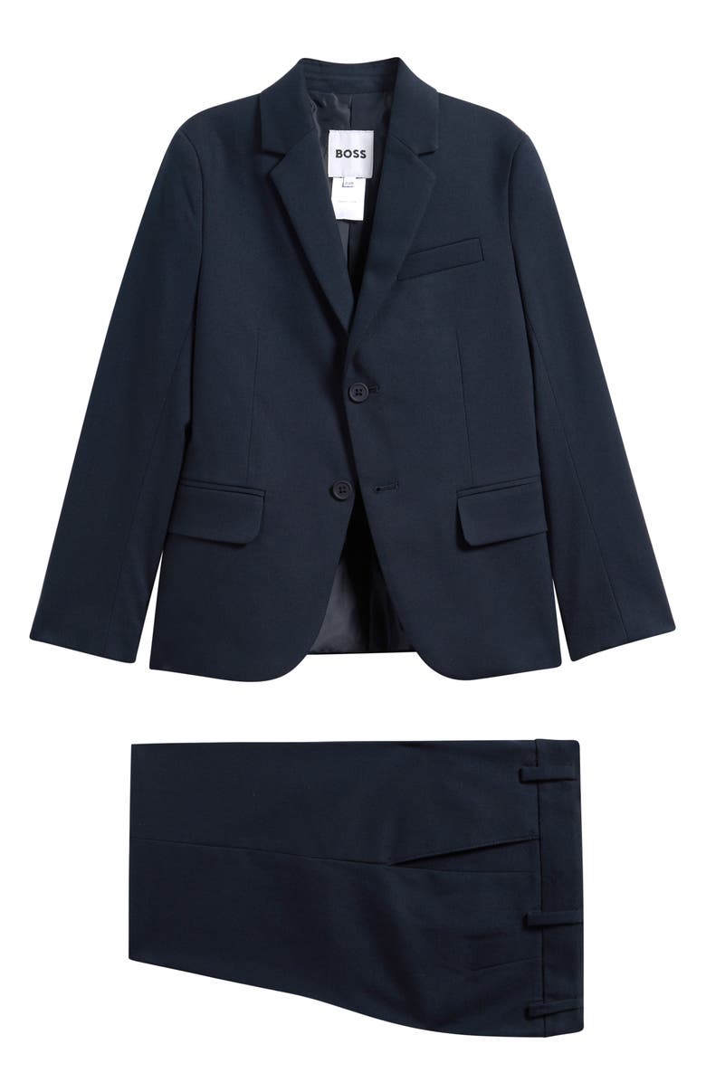 BOSS Kidswear Kids' Sport Coat & Pants Set, Main, color, Electric Blue