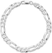 Yield of Men Men's Sterling Silver Figaro Link Bracelet