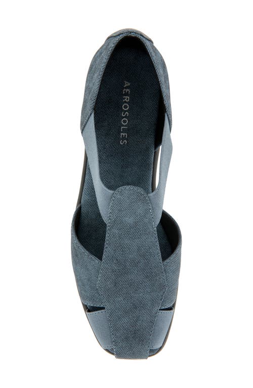 Shop Aerosoles 4give Sandal In Denim Fabric