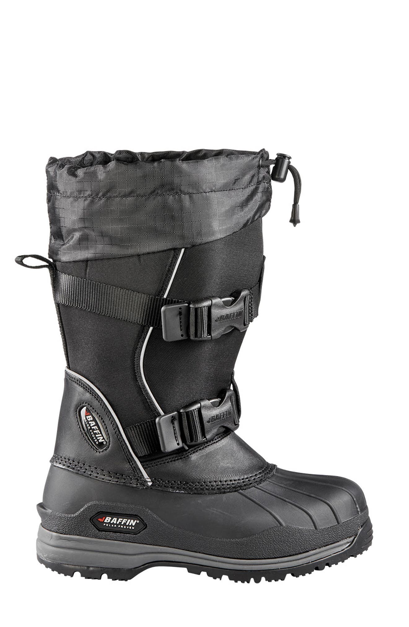 Impact Waterproof Snow Boot, Alternate, color, BLACK