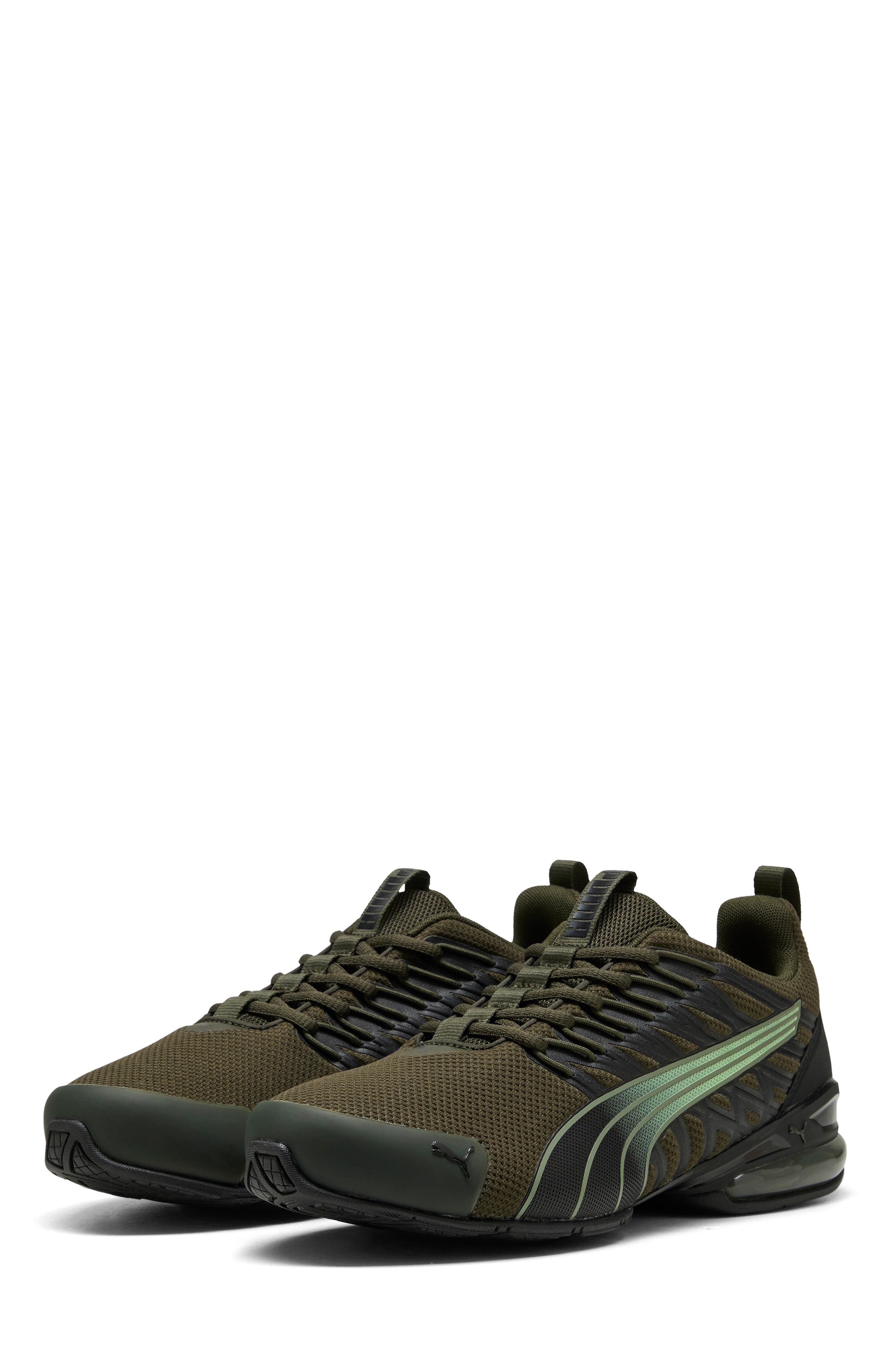  Dark Olive-Puma Black