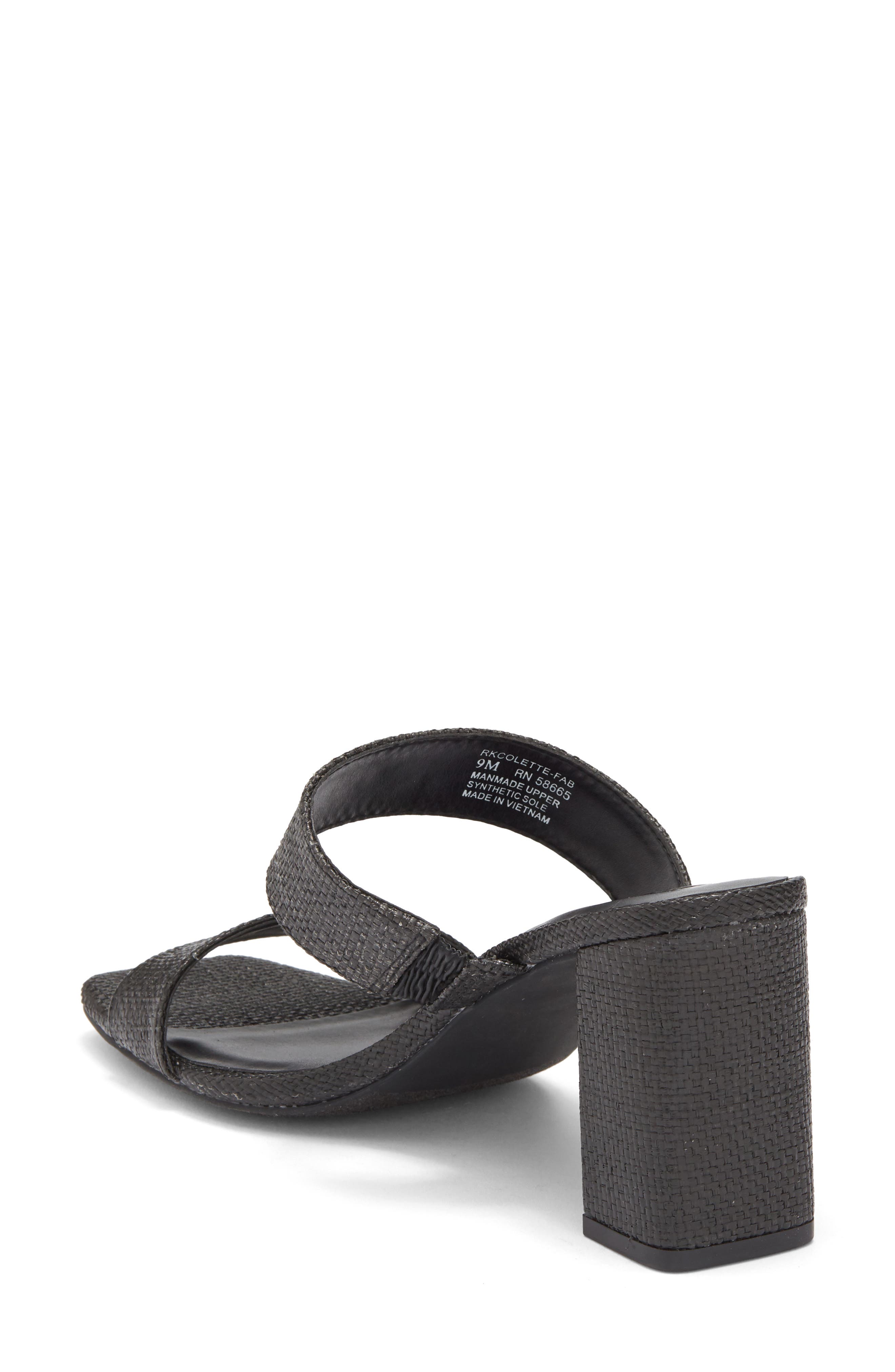 NORDSTROM RACK Colette Block Heel Slide Sandal, Alternate, color, 