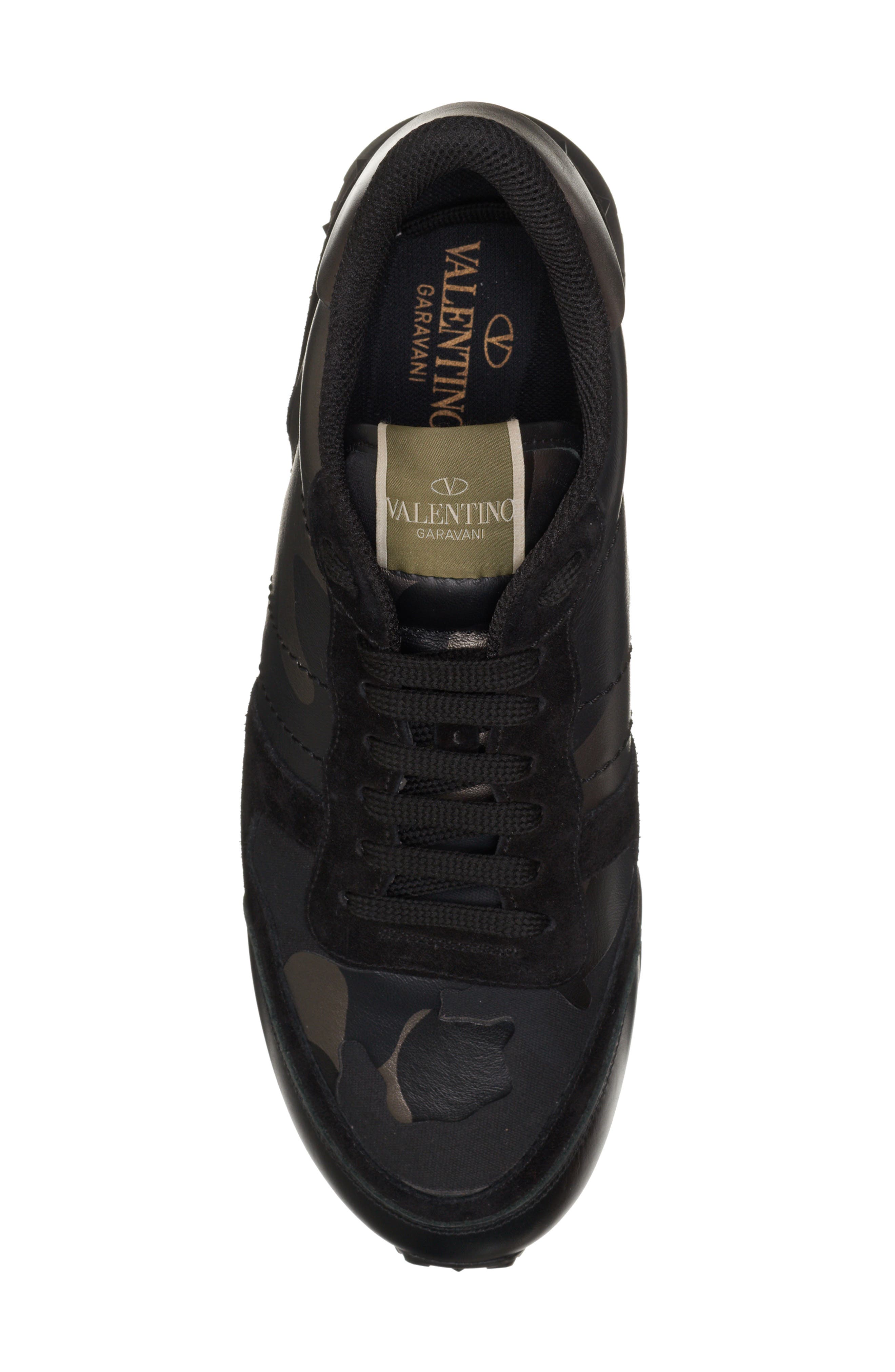 Valentino Garavani Camo Rockrunner Sneaker, Alternate, color, 