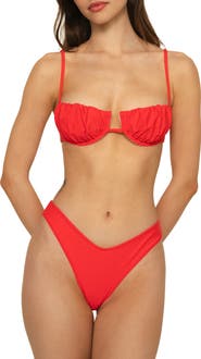 MONTCE Cherry Petal Underwire Bikini Top