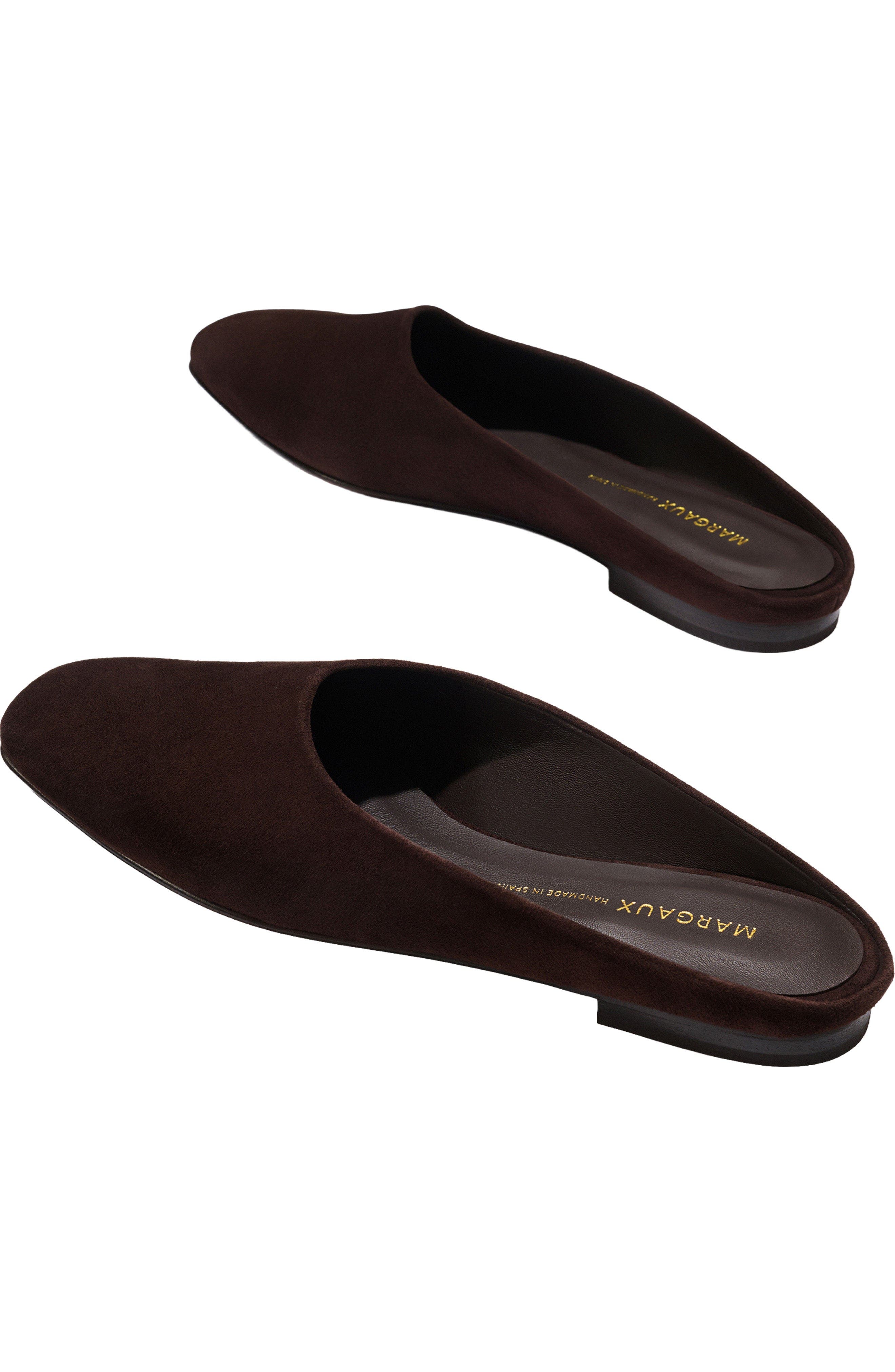 The Clara Mules, Alternate, color, Espresso Suede