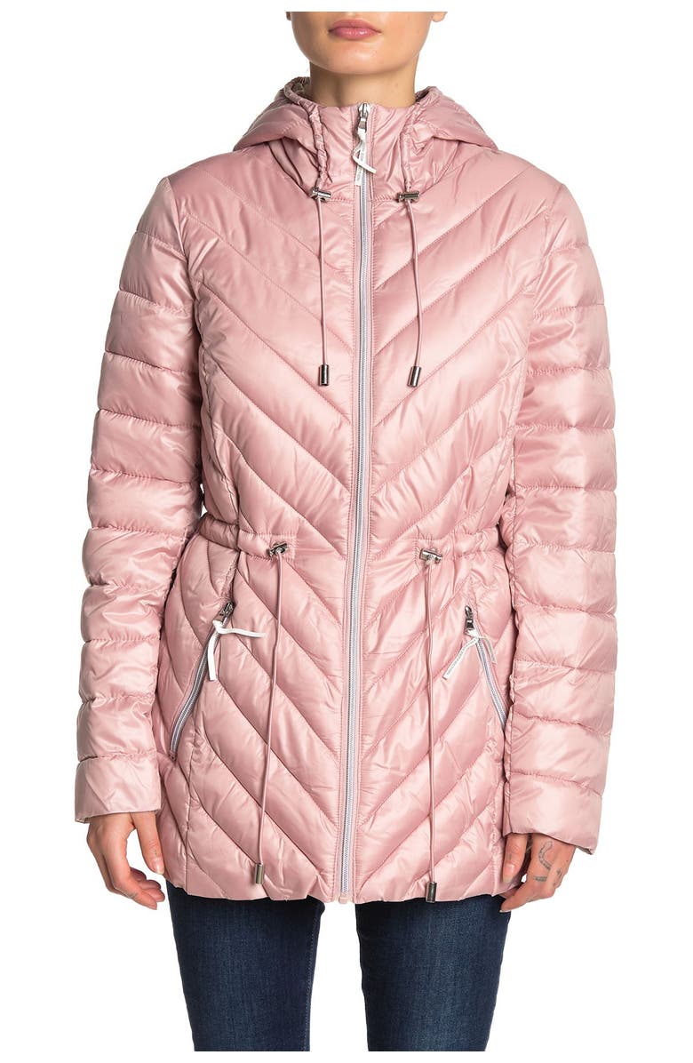 French Connection Packable Puffer Anorak Jacket, Alternate, color, 