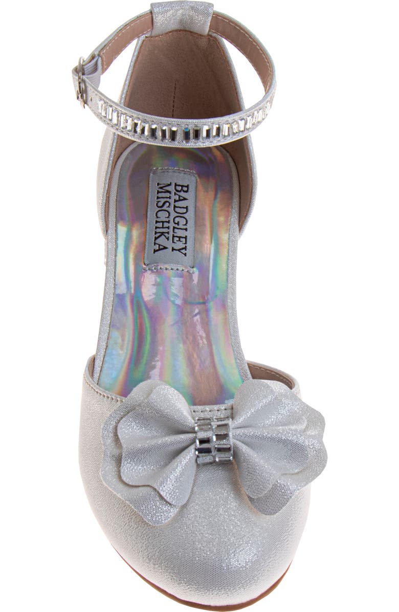 Badgley Mischka Collection Kids' Ankle Strap Pump, Alternate, color,