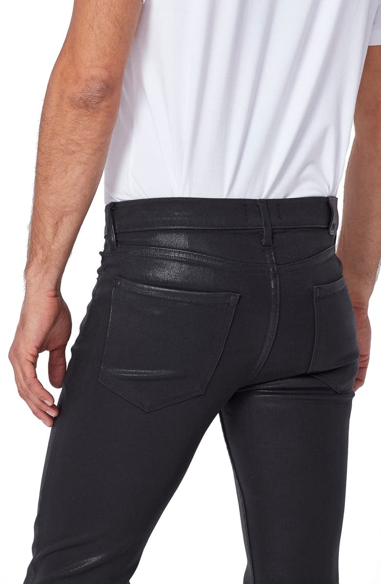 PAIGE Lennox Transcend Coated Slim Fit Jeans, Alternate, color,