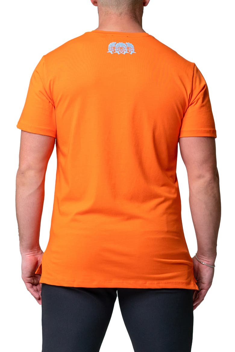 Egyptian Cotton Henley, Alternate, color, ORANGE