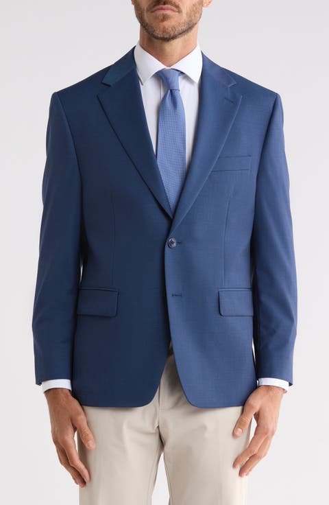 Wool Blend Suit Jacket