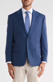 Wool Blend Suit Jacket