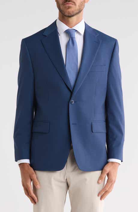 Wool Blend Suit Jacket